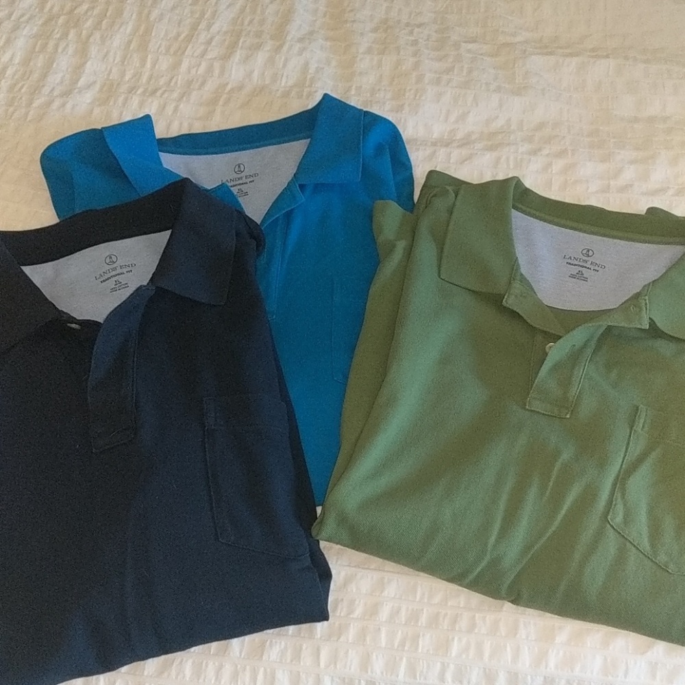 Men's Lands End polo